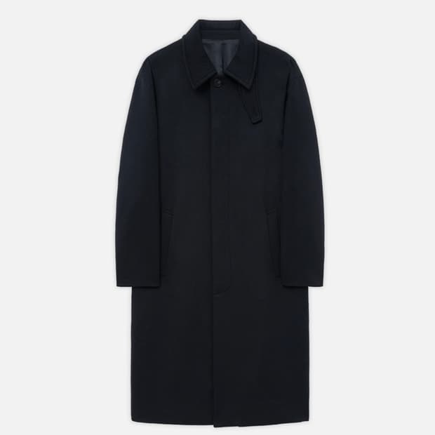 [새제품] 프리미어 퓨어 캐시미어 발마칸 코트 [BLACK]