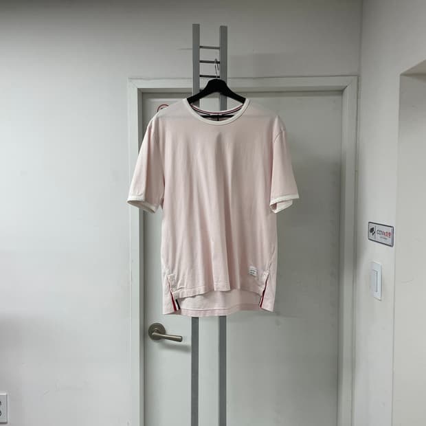 톰브라운 반팔 티셔츠 핑크 3 