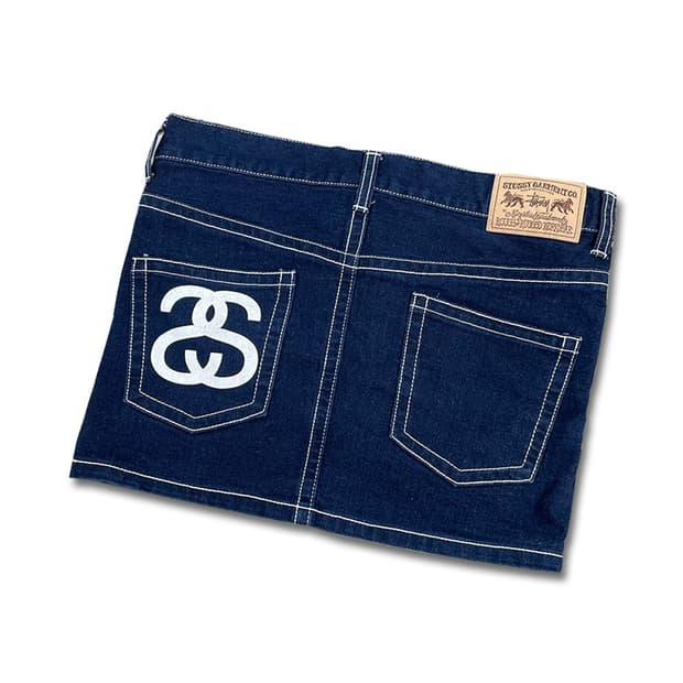 스투시 더블 링크 미니 스커트