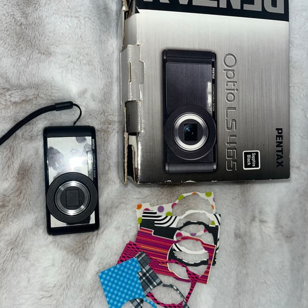 커스텀 가능 카메라 Pentax optimo 465