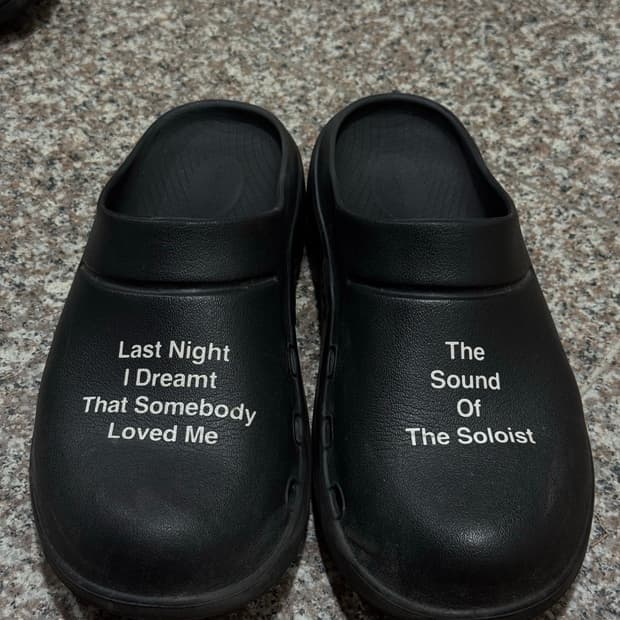 [US11, 290] 우포스 솔로이스트 클로그 블랙