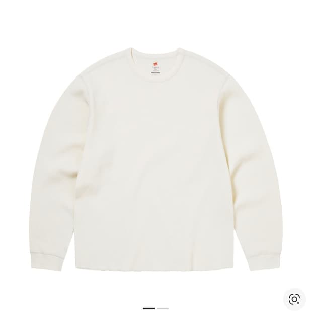 디스이즈네버댓 x 헤인즈 써멀 탑 오프 화이트