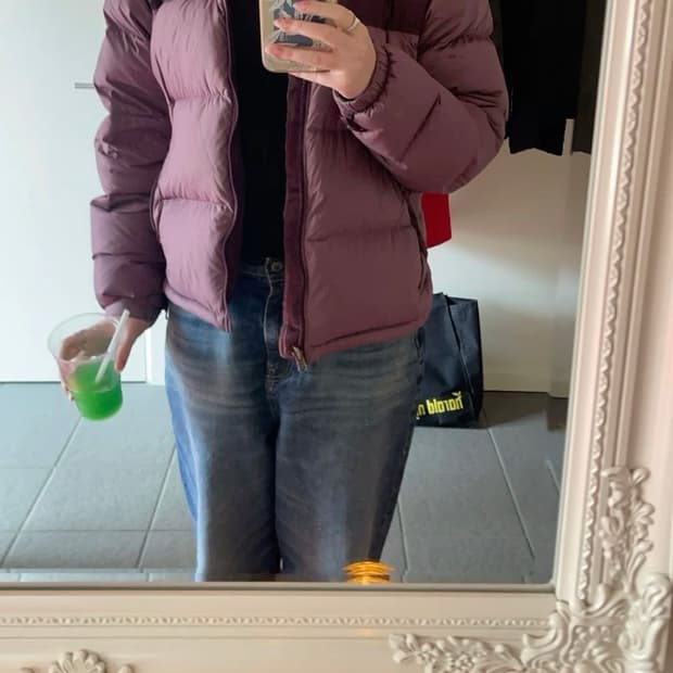 노스페이스 눕시 브라운 자켓