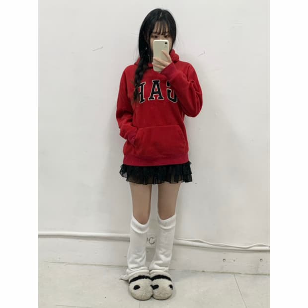 [GAP] 갭 체리레드 맛 🍒 폭닥 후드티