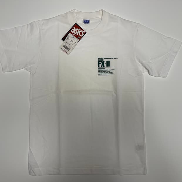 아식스 90s 올드 리코더 반팔 티셔츠 빈티지 ASICS OLD 1990
