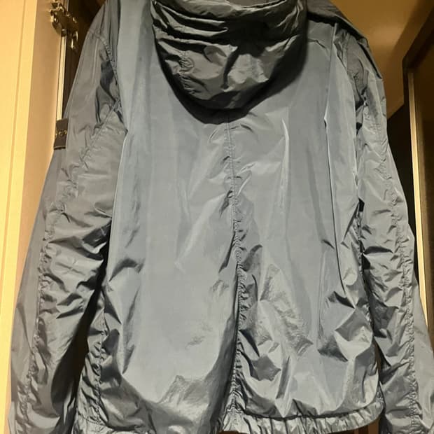 스톤 가먼트 다이드 크링클랩스 후드 -20ss