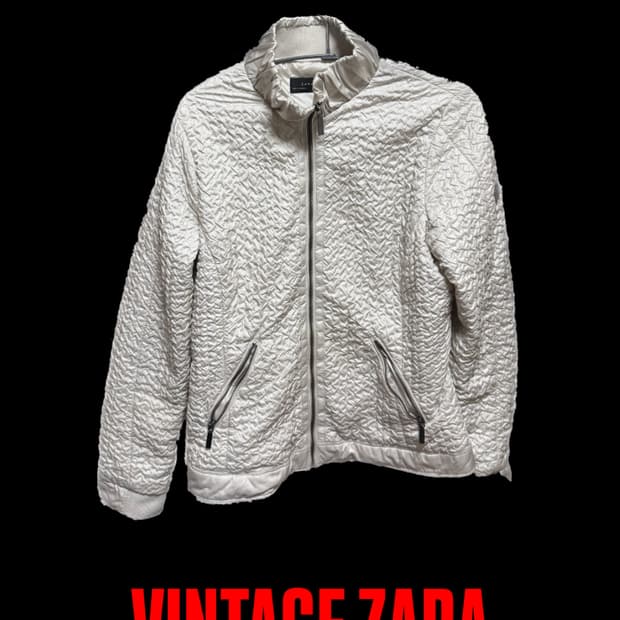 자라 빈티지 텍스처드 퀄팅 자켓 판매합니다