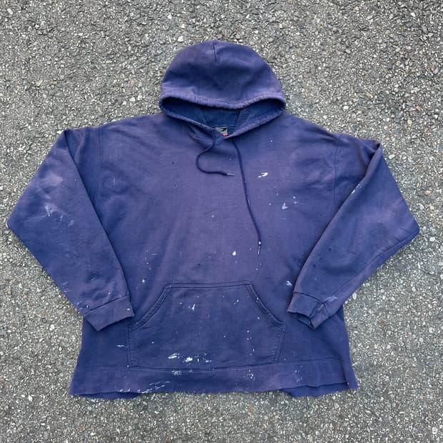 90s 빈티지 프로스피릿 썬페이드 후드 티셔츠