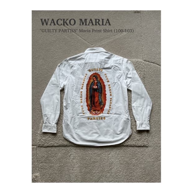 와코마리아 길티파티즈 마리아 프린트 셔츠 (100-103)