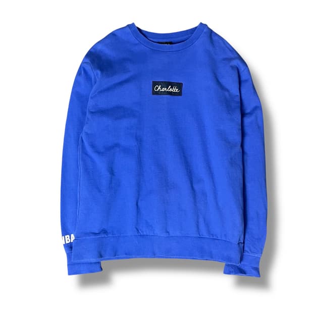 NBA 샬럿 호네츠 블루 크루넥 맨투맨 XL