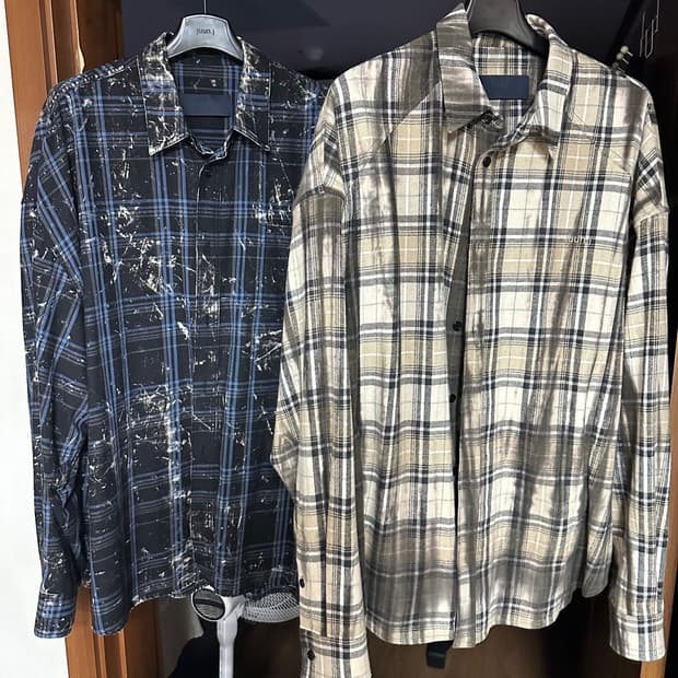 (50)준지 아일랜드 블랙 셔츠