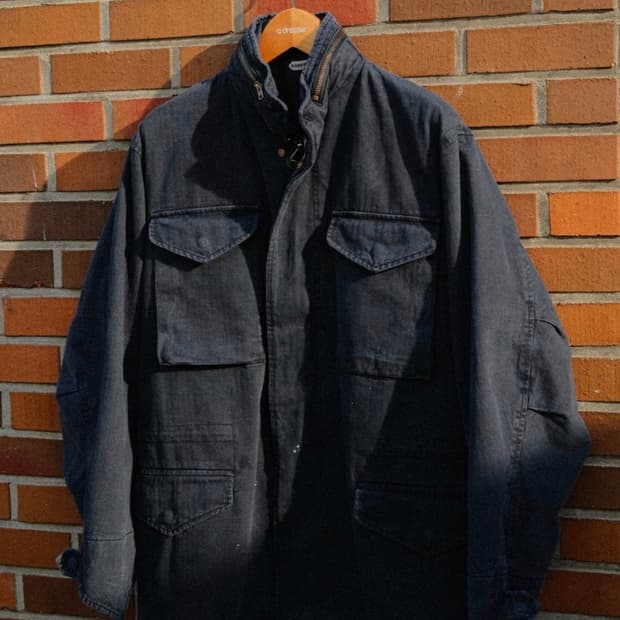 오베르쥬 어드레서 M65 NAVY 44사이즈 새 제품 판매 auberge