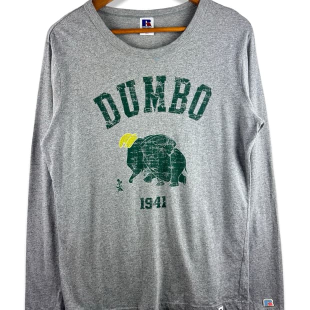 러셀 Russell Athletic 아기코끼리 덤보 롱슬리브4545