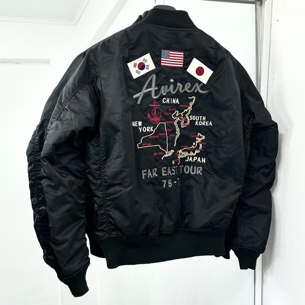 아비렉스 Far East Tour Ma-1 자켓
