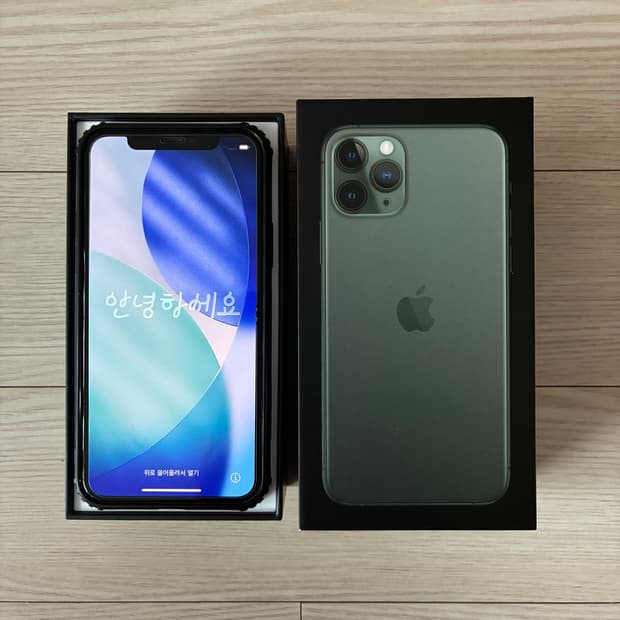 아이폰11Pro 256GB, 이어폰+커넥터+충전기세트+케이스+전후면필름