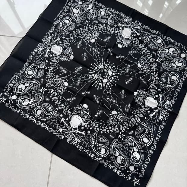 SKULL WEB BANDANA 스컬 웹 반다나