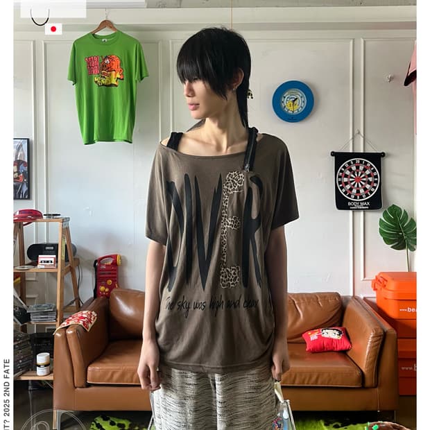COLZA コルザ Shoulder Zipper Trim 1/2 top