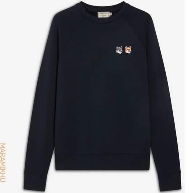 메종키츠네 더블 폭스헤드 맨투맨