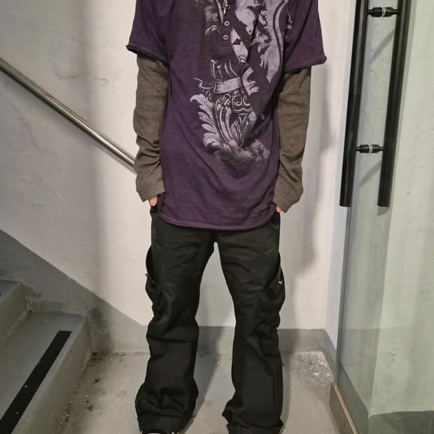 Y2k 레이어드 롱슬리브