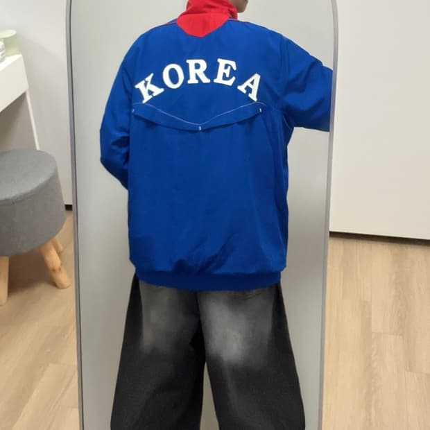 아디다스 2012 런던 올림픽 코리아 국대 바람막이 자켓