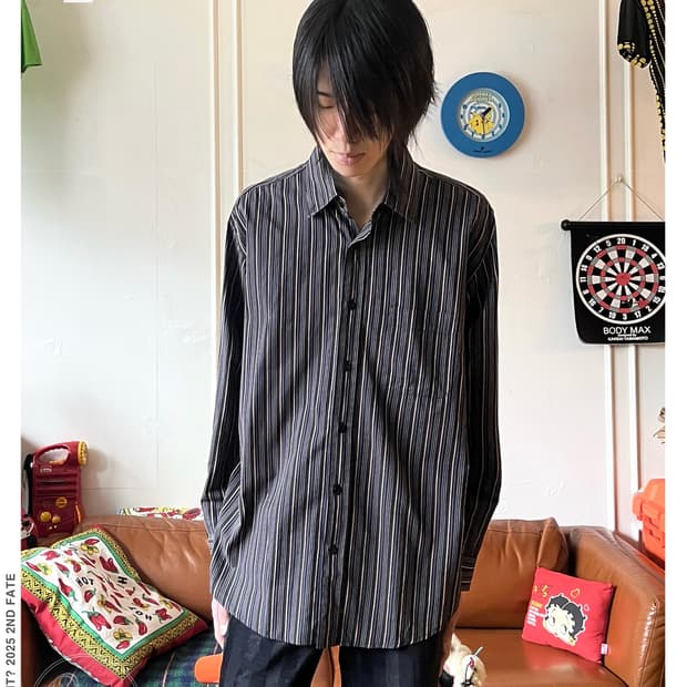 90-00s KANSAI YAMAMOTO Old Stripe Shirt