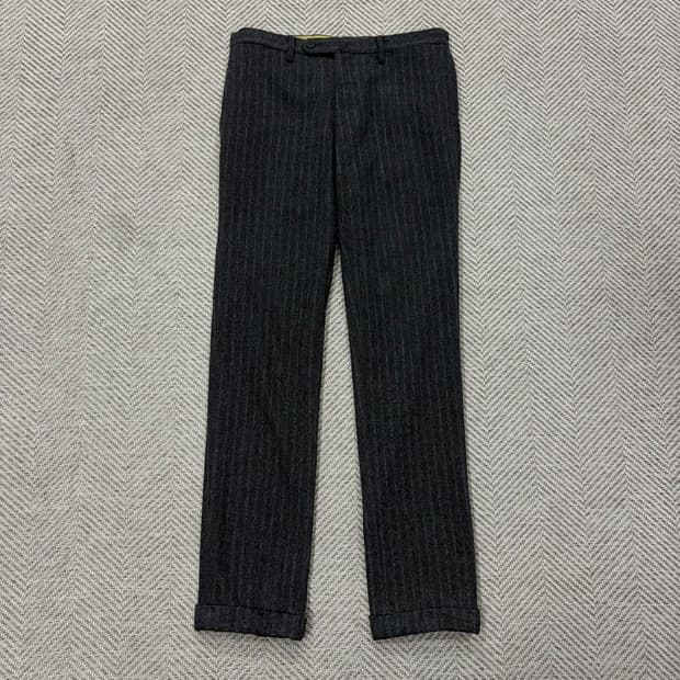 메킨토시 필로소피 울블렌드 스트라이프 슬랙스 v2722