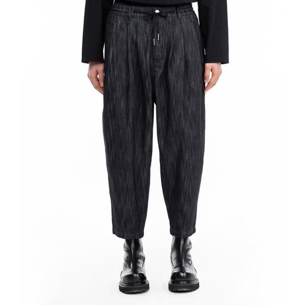 송지오 옴므 데님 팬츠 벌룬핏 다크블루 82