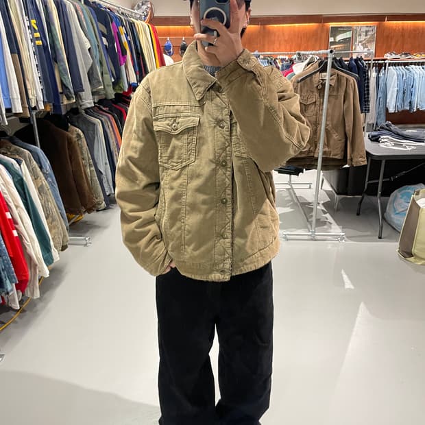 빈티지 코듀로이 쉐르파 자켓