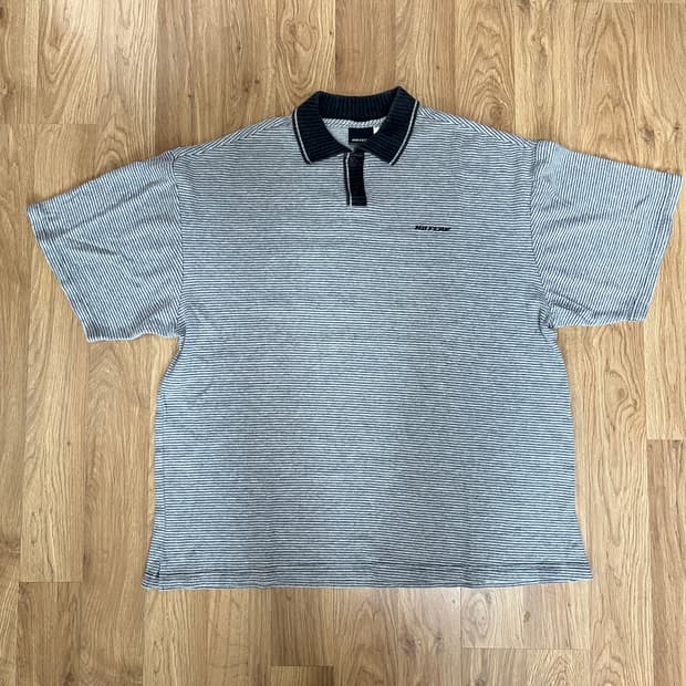 90s no fear 노피어 스트라이프 카라티 made in usa 