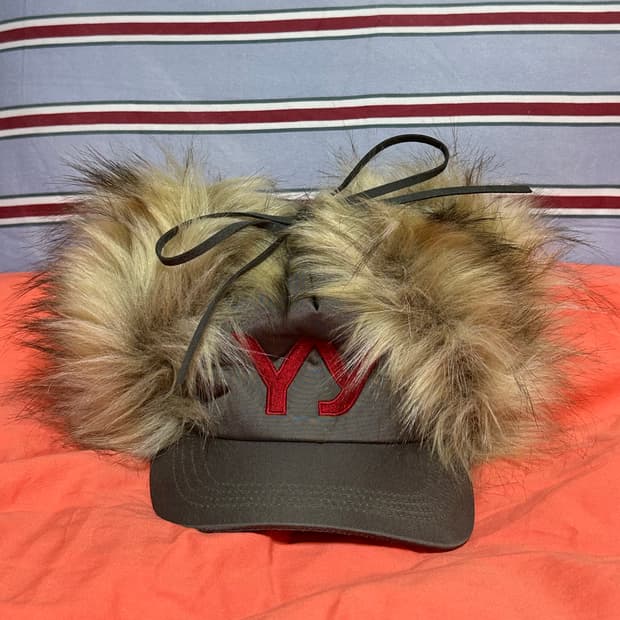 오픈와이와이 포우퍼 이어플랩 캡모자 그레이