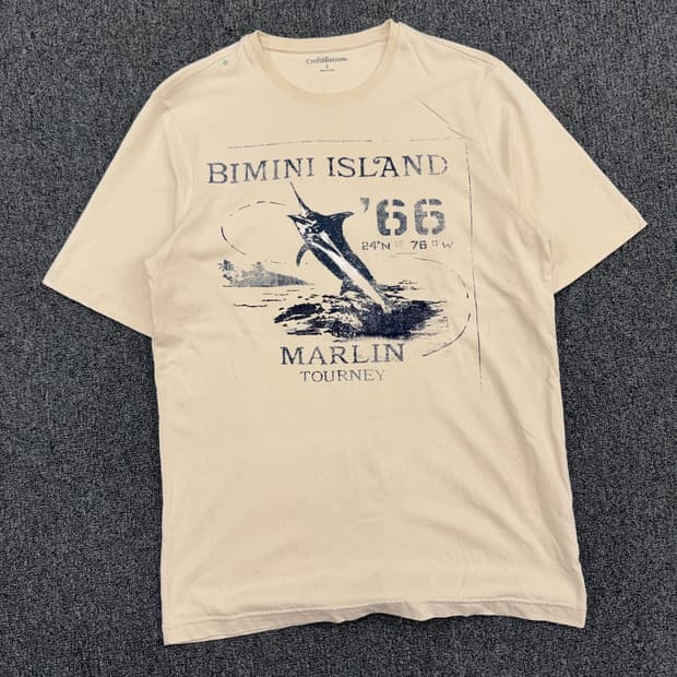 S)Croft&Barrow 빈티지 프린팅 반팔