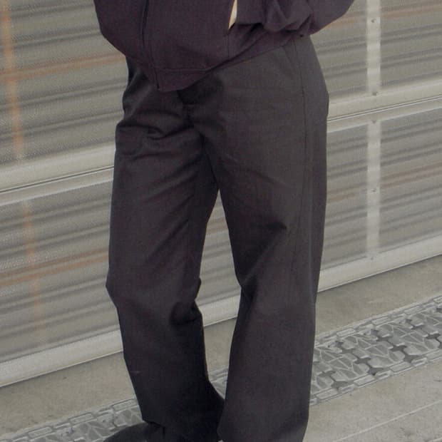 머듈 라운비 팬츠 블랙 (3)