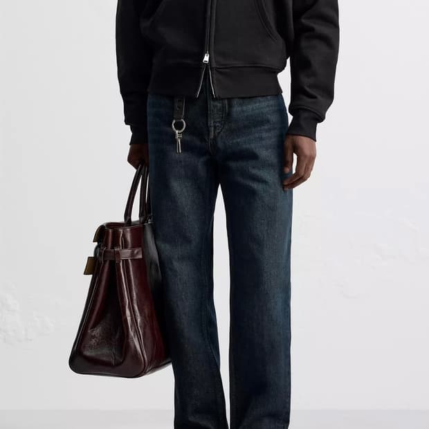 자라 오리진 인디고 스트레이트 앵클 핏 데님