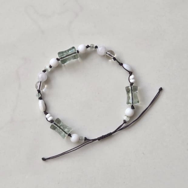 [Handmade] 숲 비즈팔찌