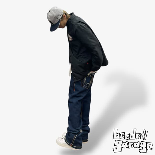 트루릴리전 부츠컷 데님팬츠 made in USA