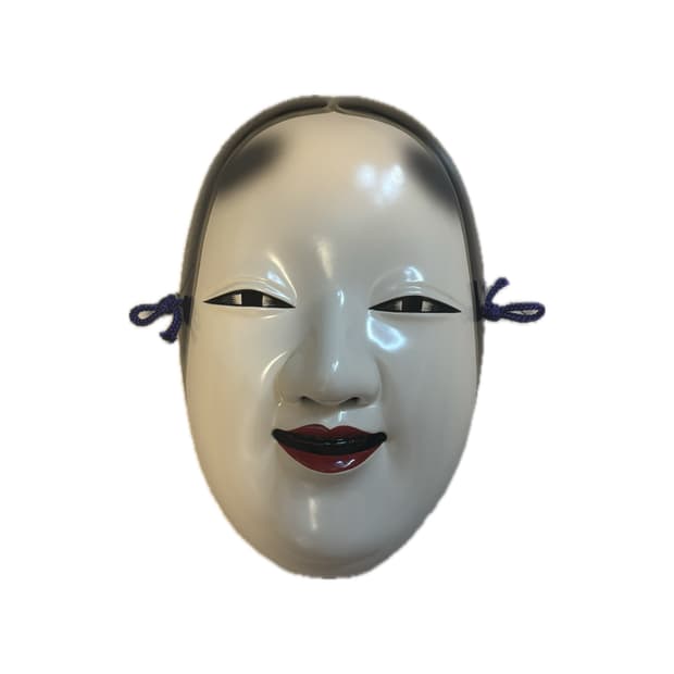 일본 쌍예사 전통가면 노면 코오모테