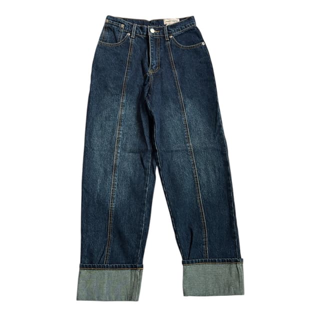 Wide Leg Roll-up Jean 