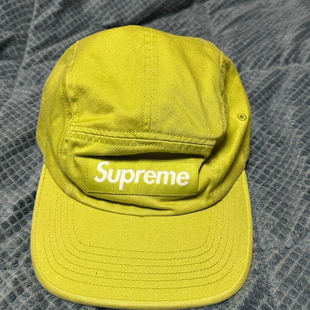 슈프림 캠프캡 다크라임 