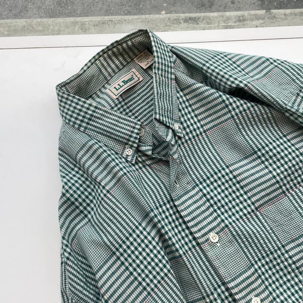 90’s L.L. Bean shirt (seersucker madras)