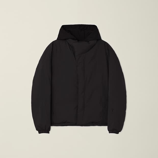 ee 슈렁큰 다운 패딩 블랙 M