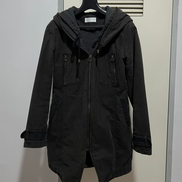 후드 집업 야상 자켓