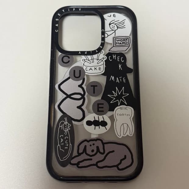 아이폰16프로 케이스티파이 이나피 스티커01 맥세이프