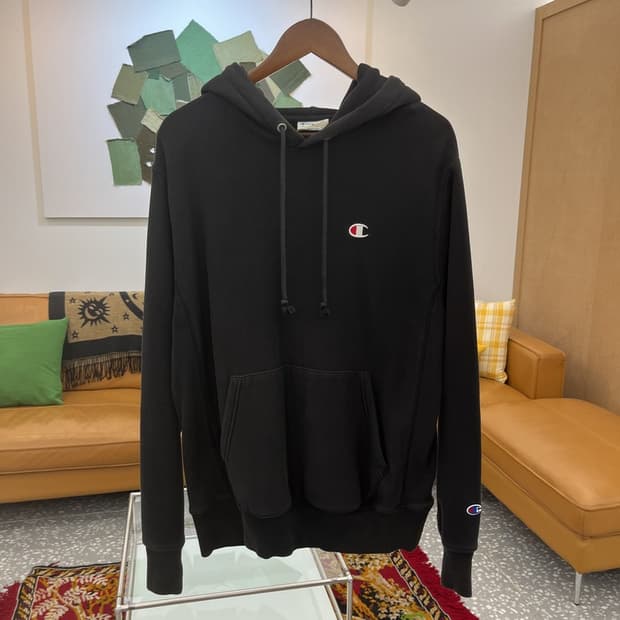 챔피온 리버스위브 자수로고 약기모 후드티 95 C05608