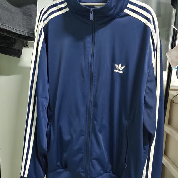 아디다스 파이어버드 네이비 트랙탑 져지 XL