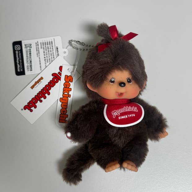 몬치치 SS 걸 키 체인 브라운 새상품