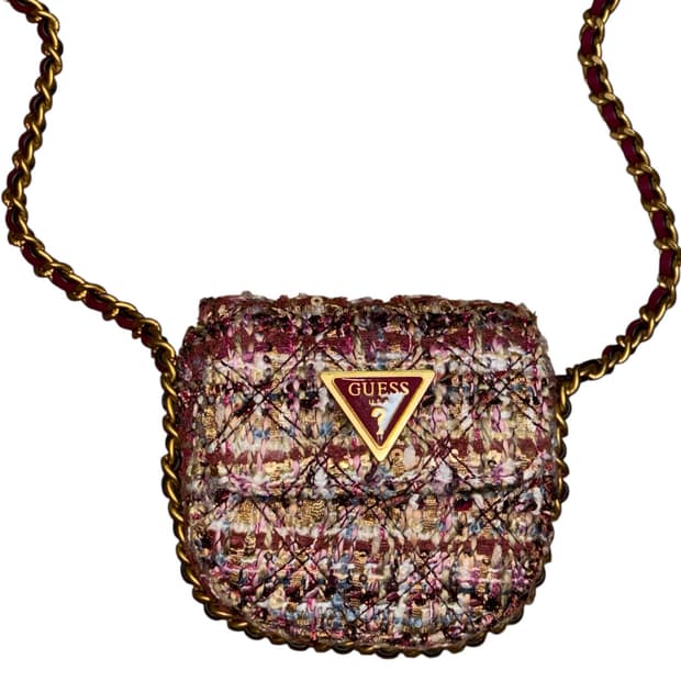 게스 미니 트위드 y2k 크로스백