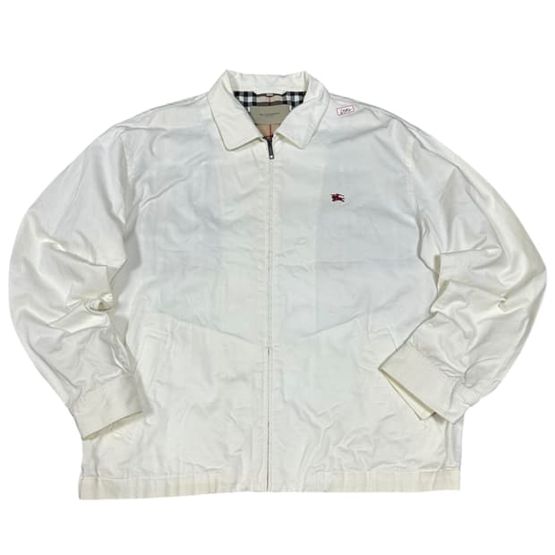 ✨ (바배) 버버리 기마 자수 로고 블루종 자켓 