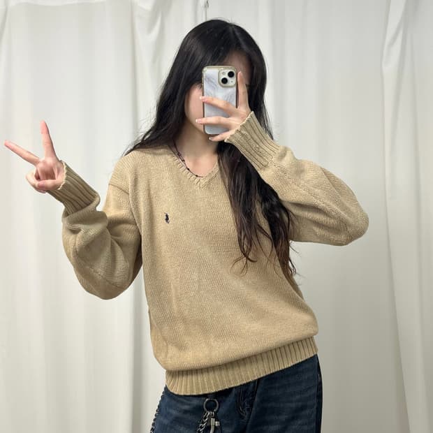 Polo Ralph Lauren beige knit