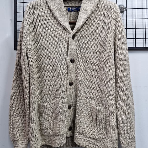 95-100L 폴로랄프로렌 숄카라 니트 가디건