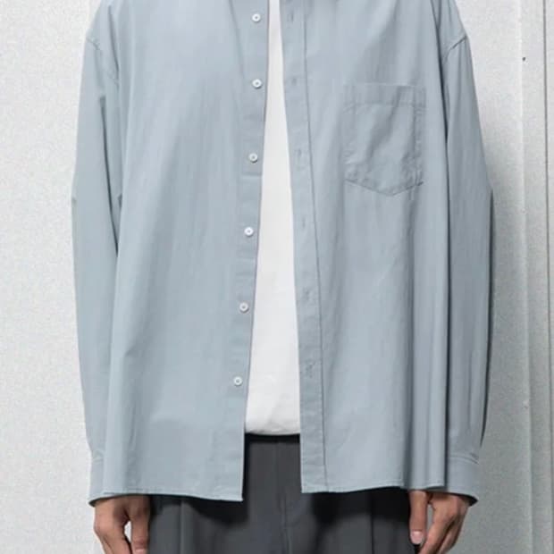 비긴 202 텐셀 코튼 셔츠 Pale green